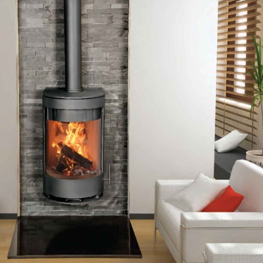 Purevision PVR Cylinder Multifuel Stove Wall Mounted